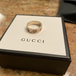 Gucci ghost ring size 7